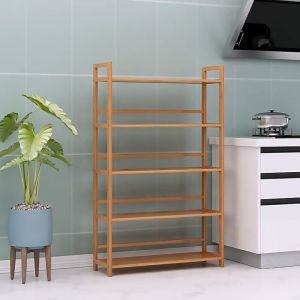 shoe rack shoes rack storage Bamboo shoe rack3/4layers Kitchen Storage Shelves,multifunctlonal officefile storage rack adjustable helght,多功能置物架