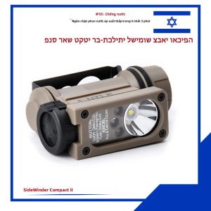 SIDEWINDER COMPACT ®   Đèn Pin Cầm Tay II 55 Lm Trắng C4/Đỏ/Xanh dương/IR LED Chống Nước Với Nhiều Tùy Chọn Nguồn Điện Thân Đèn Bằng Nhựa ABS