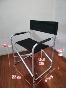 เก้าอี้พับได้, เก้าอี้พกพา, เก้าอี้เดินป่า, เก้าอี้สนาม, เก้าอี้แคมปิ้ง, โครงอลูมิเนียมขัดเงา, รับน้ำหนักได้ 110kg