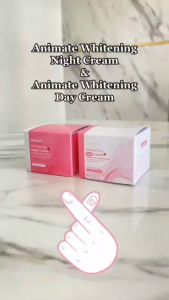 ANIMATE Whitening Day Night Cream 10gr - Krim Wajah Siang Malam