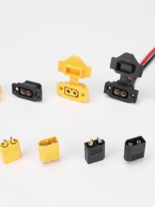 1 CHIẾC XT60E-F Nguồn Điện Máy Bay Chính Với Giao Diện Pin Cố Định Có Thể Điều Chỉnh Bằng Điện Tấm Che Bụi Cho Mô Hình Động Cơ