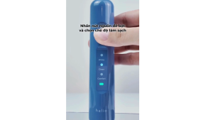 Bàn Chải Điện Tích Hợp Công Nghệ Chuyển Động Kép Halio Wave Sonic Electric Toothbrush - BH 2 năm - Hàng Chính Hãng
