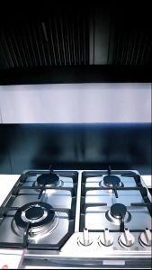 4 Burners Built-In Gas Stove Cooktop with Anti-Melt Metal Knob Easy To Clean