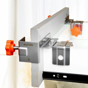 2PCS ลิ้นชักด้านหน้า Clamps สําหรับ 10-30 มม.หนาแผง สแตนเลสลิ้นชักคลิปยึดสําหรับลิ้นชักด้านหน้าติดตั้ง