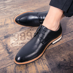 NUDANLAI | Korean Style Sharp Toe Leisure Fashion Mens Dress Shoes