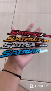 Stiker Emblem akrilik Suzuki Satria F150 acrylic berbagai warna