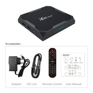 X96 | X96 Max+ Android 9.0 TV Box Amlogic S905X3 Dual Band 2.4G&5G WiFi BT4.2 1000M LAN USB3.0 Optional 4GB+64GB Smart Media Player