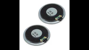 3Pcs Round Internal Magnet Speaker Loudspeaker DIY Magnetic Speaker 2W 8 Ohm 40mm Diameter Round Shape Replacement Loudspeaker