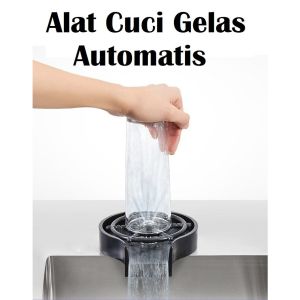 cuci glass  otomatis praktis