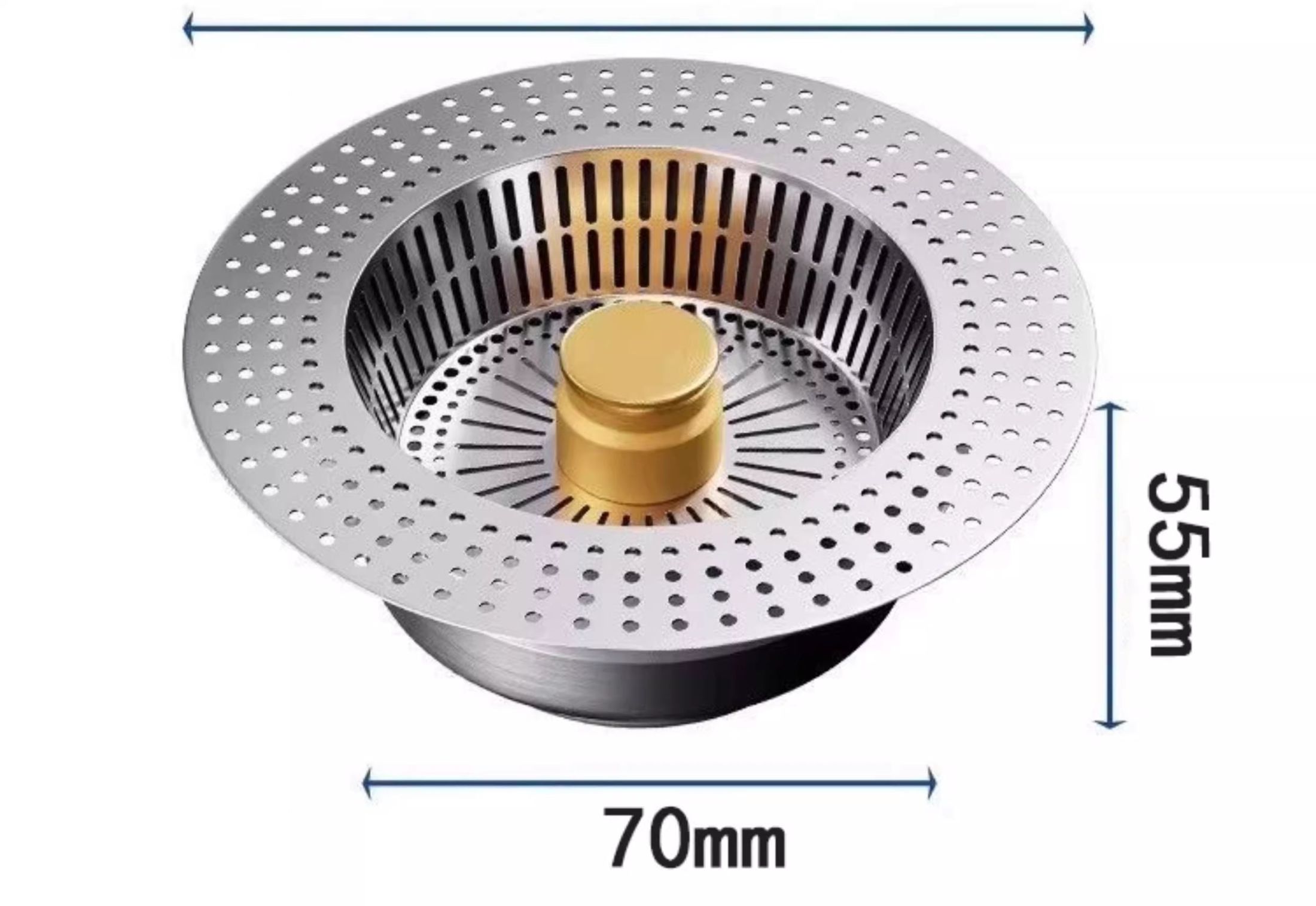 Spring Water Sink System YOULE | Stainless Universal Sink Filter Strainer Drain Plug Spring ...