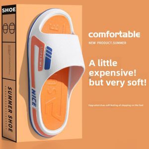 MONLEYTA | Anti-Slip Mens Slippers Elderly Home Indoor Bathroom Bathing Summer Cool Slippers Easy To Wear And Comfortable EVA Material