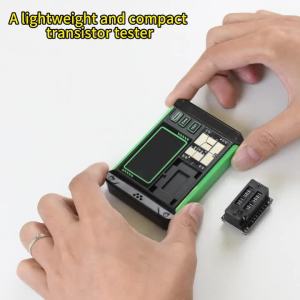 Gaqqee | LCR-AR1 Máy Kiểm Tra Transistor Màn Hình LCD Kỹ Thuật Số Đa Chức Năng Điện Dung Điện Trở MOSFET Thành Phần Công Cụ Đo Lường Sạc USB