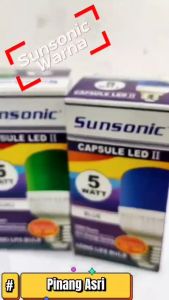Mengenal Lampu LED RGB Murah 3w & SUNSONIC WARNA 5W