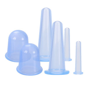 Silicone Vacuum Cupping Massage Set Anti-Cellulite Facial Suction Cups Slimming Body Pain Relief Roller Therapy Jars for Home