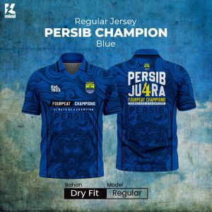Jersey Persib Juara Vintage Reguler Daily Wear by Eskael