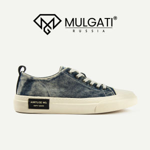 Giày thể thao nam MULGATI Denim Sneaker vải jeans đế cao su - L82201