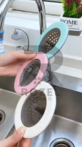 ROZEL Saringan Wastafel Cuci Piring Silikon Warna Cantik│Penyaring Kitchen Sink│Filter Penyaring Lubang Saluran Air Kamar Mandi│Penutup Wastafel Jaring Anti Sumbat Berkualitas