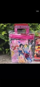 6-in-1 Childrens Stationery Set Cartoon Design PVC Bag Notebook Best School Gift for Birthdays