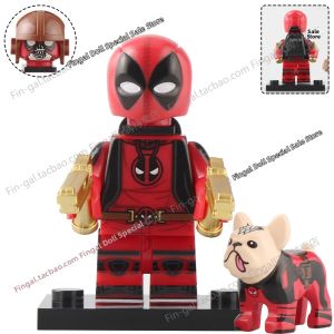 Superhero Deadpool Wolverine Pyro TVA Agent Blade LEGO Minifigures Toy