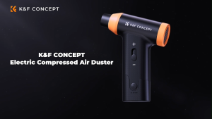 K&F CONCEPT 14 in 1 Camera Stepless Adjustable 150000RPM Electric Air Duster Adjustable&Portable Air Blower for Deep Clean Camera Lens/Computer Keyboard/Car/Home