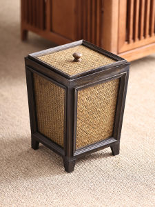YILI | High Aesthetic Wooden Trash Can