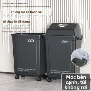 ABEPC | Thùng Rác Dung Lượng Lớn Có Thể Di Chuyển
