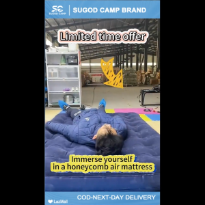 Inflatable Bed Air Bde Double Mattress Complimentary Air Pump Queen Bed