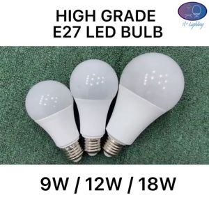 6W/9W/12W/18W HIGH QUALITY LED BULB E27 MENTOL LAMPU DOWNLIGHT TABLE LAMP LAMPU MEJA GATE PAGAR LAMPU SILING CEILING LIGHT A BULB ROUND BULB