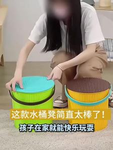TIANKE | Transparent Durable Plastic Bucket with Lid