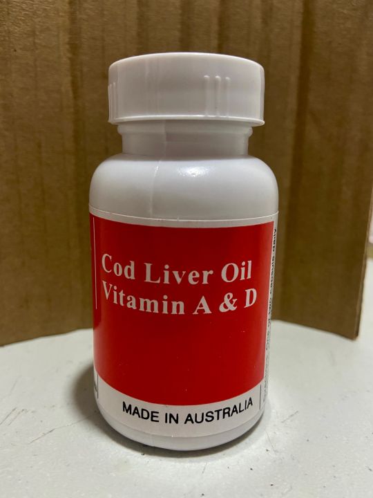 Cod Liver Oil Vitamin A And D 100 Softgel Lazada Ph