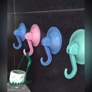 Gantungan Hook Sistem Vakum Extra Kuat Tanpa Paku / Lem / Suction Hooks / Cop Kait