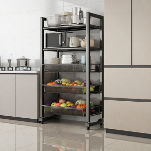 GUANGMANZHI | Multi-function Kitchen Storage Rack Floor Standing