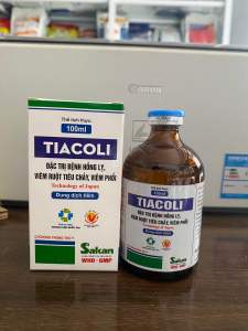 TIACOLI sakan (100ml) dung dịch tiêm xử lý các bệnh hồng lị viêm ruột tiêu chảy viêm phổi trên gia súc