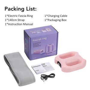 Hailicare | Electric Full-Body Fascia Ring Portable Vibration Fascia Massager Fat Burning Body Weight Loss Deep Tissue Muscle Relief & Relax