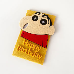 Creative Birthday Gift Envelope for Children Baby Cartoon Newborn One Year Old Anniversary Red Packets Chinese Style Celebration