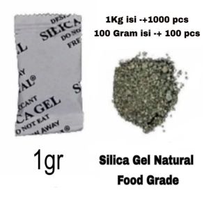 Silica Gel Natural Food Grade 1 KG Silica Gel Penyerap Kelembapan