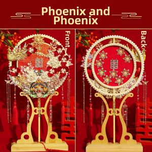 jeagutt | Bridal Silk Fan Wedding Gift Traditional Chinese Style