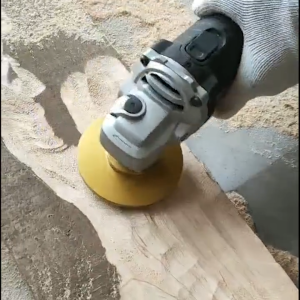 แผ่นเจียรไม้ ใบเจียรไม้ แกะสลักไม้ แบบเอียง 4นิ้ว แผ่นเจียร ขัด องศา ไม้บดล้อโรตารี แผ่นขัด ใบเจียร ใช้กับ ลูกหมู 4 นิ้ว