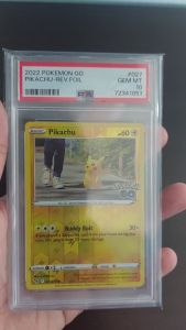 PSA 10 Pikachu #027 REVERSE-HOLO VERY LOW POPULATION Pokemon Go English (2022) - Pokemon Card GRADED