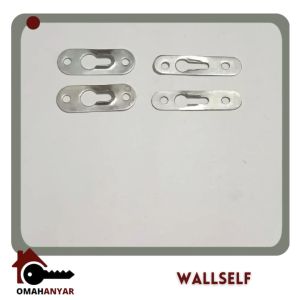 Plat Gantungan Ambalan Untuk Wallshelf Rak Buku Dinding Pigura isi 100