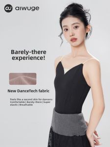 aiwuge | Quần Đùi Ballet Dành Cho Người Lớn Cổ V Đồ Diễn
