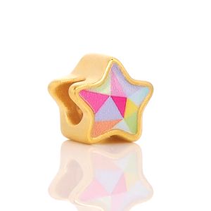 Chow Sang Sang 周生生 Charme Mini Lovely Tales 999 Gold Star Mini Charm 91812C (Bracelet Not Included)