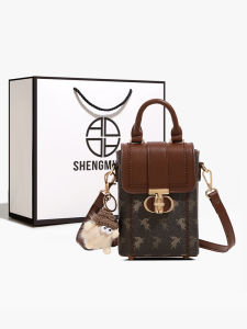 Stylish Mini Crossbody Bag Womens Single Shoulder Satchel High-End Feel Small Handbag Mobile Phone Bag Trendy 2025 New Model