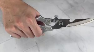 DID-Kitchen Scissors Chicken Bone Shears Duck Fish Cutter Stainless Steel Scale Clean Knife