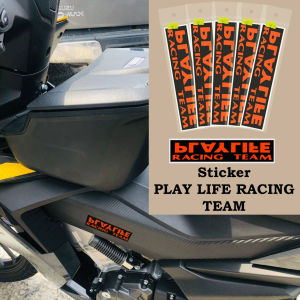 Sticker Motor PLAYLIFE RACING TEAM ST267 Tampal Luar