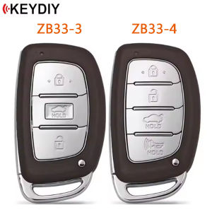 1 Piece KEYDIY ZB33-3 ZB33-4 Universal Smart Remote Key KD ZB Series for Hyundai Style for KD-X2 KD900 Mini