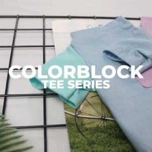 Baju Kucing Anjing  Cowok Cewek Karakter Bulu Kecil Lucu-BUKI COLORBLOCK TEE