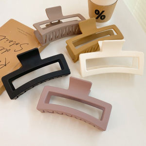 1PCS/Korean Style New claw clip Large Hairclip Summer Back Head Clip Frosted Shark Clip Hairpin Hair Headdress 发夹