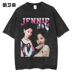 Áo Thun Cotton Phong Cách Mỹ Cổ Điển Dành Cho Nam Và Nữ Mùa Hè Rộng Rãi Tay Ngắn Phong Cách Đường Phố Hip Hop Thường Ngày