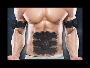 Rainbow Abdominal Muscle Training Stimulator Device Professional Body Slimming Massager Wireless Belt Gym Home Fitness